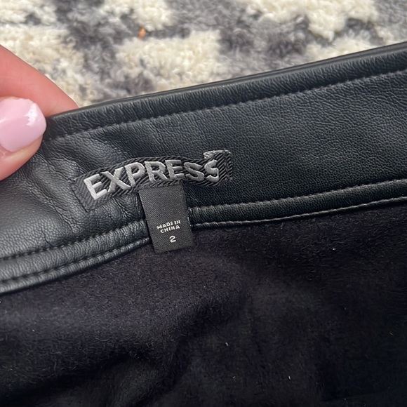 Mini Leather Skirt - Picture 3 of 3